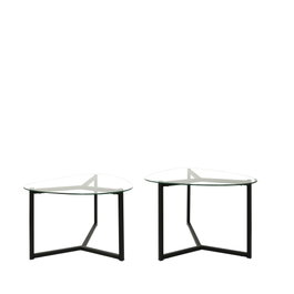 Hanah Home Bellisimo - Black Juego de Mesa de Centro